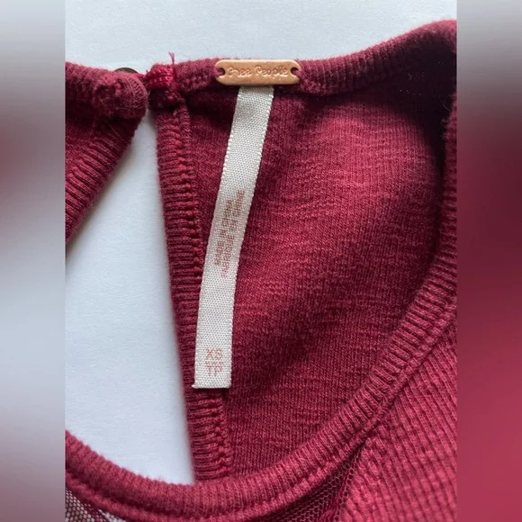 Free People Friday Tank in Wine - Picture 6 of 8